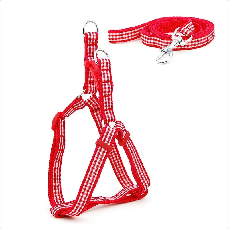 Factory Direct Spot Pet Leashes Polka Dot Pet Chest Straps