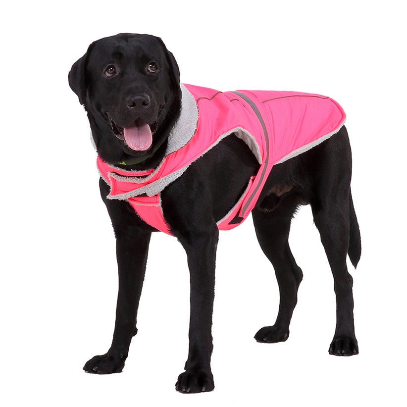 Pet clothes winter clothes night reflective pet clothes