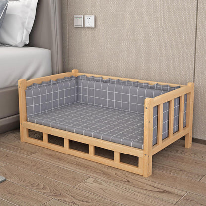 Bed Summer Wooden Wooden Bed Pet Dog Bed