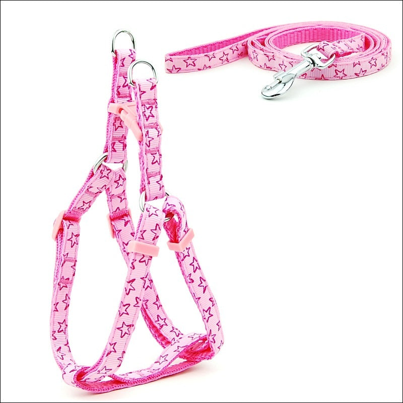 Factory Direct Spot Pet Leashes Polka Dot Pet Chest Straps